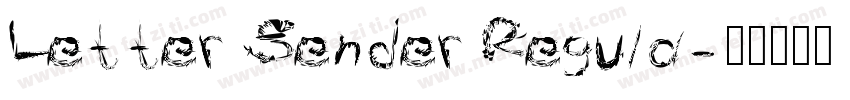 Letter Sender Regula字体转换